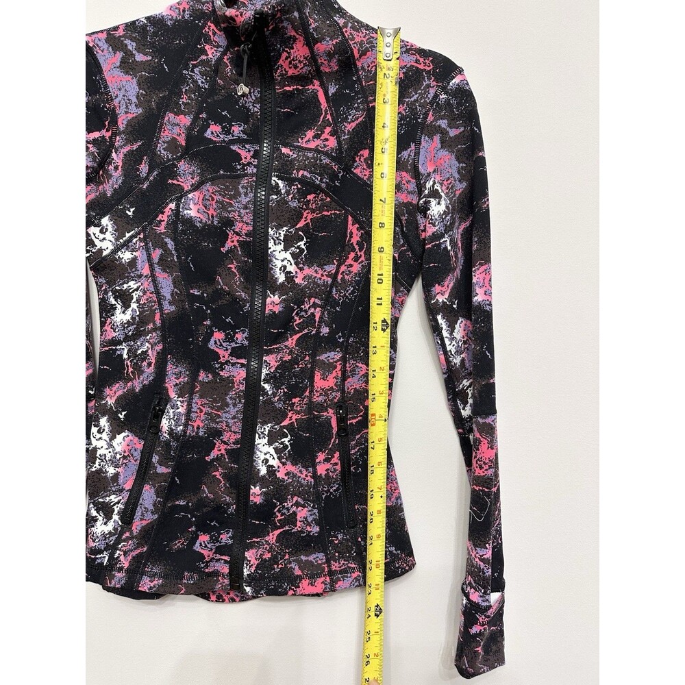 Lululemon Define Jacket Black Splatter Full Zip Track Multicolor Small - Picture 6 of 10